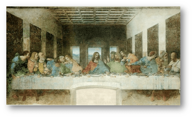 última cena Leonardo Da Vinci
